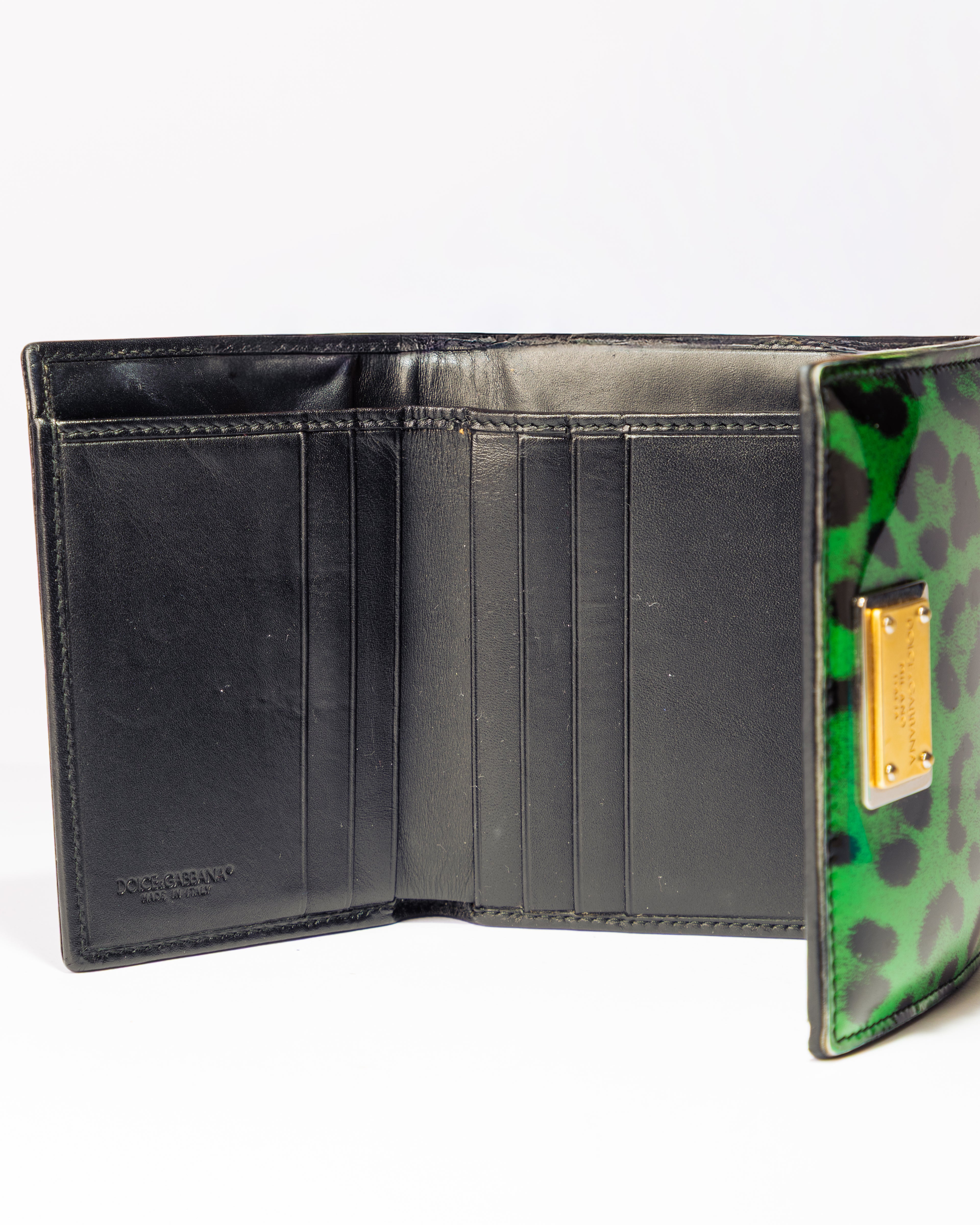 Portafoglio Trifold Leopard Print, Dolce & Gabbana