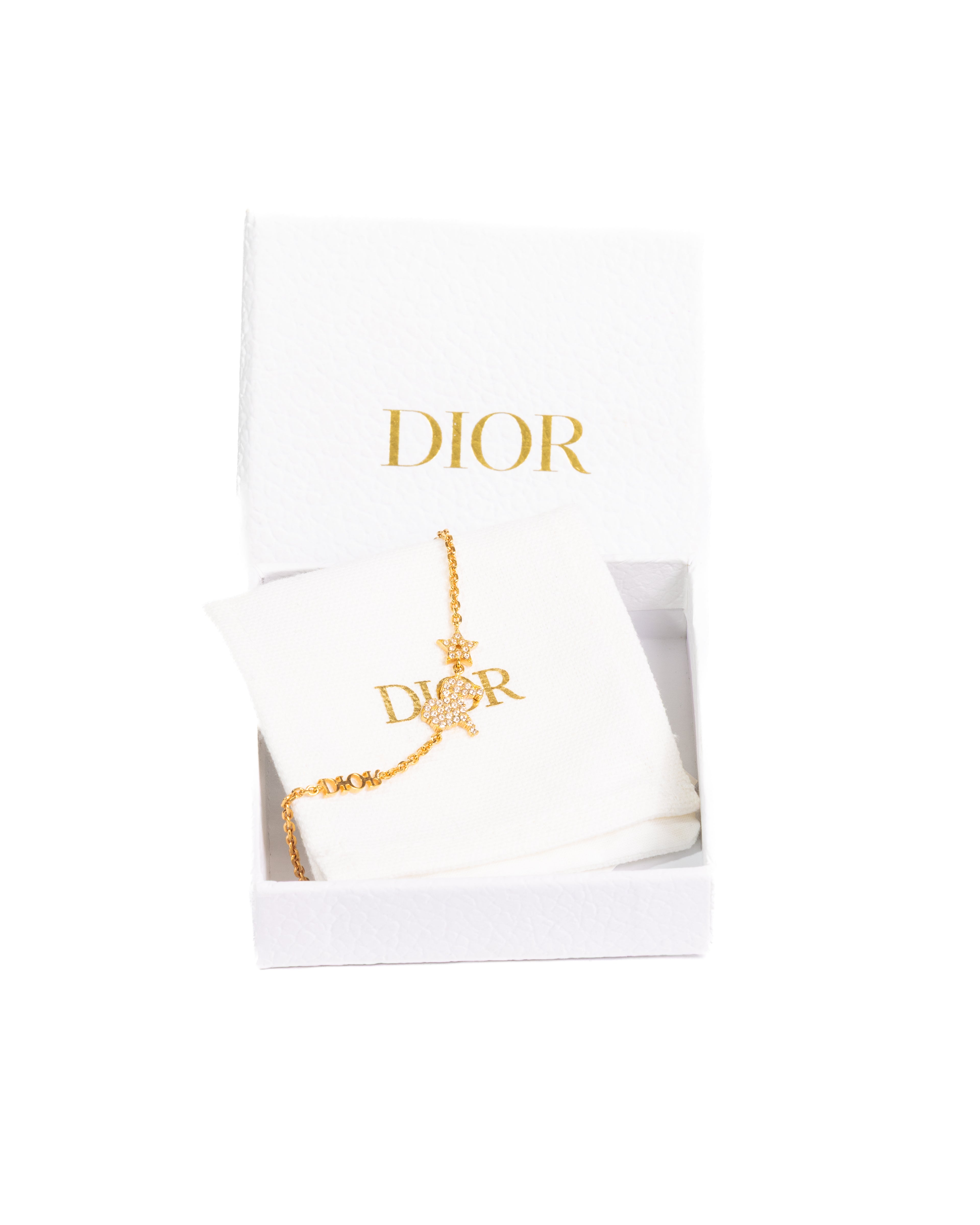 Dior Lucky Charms / Dior Logo Crystal Bracelet