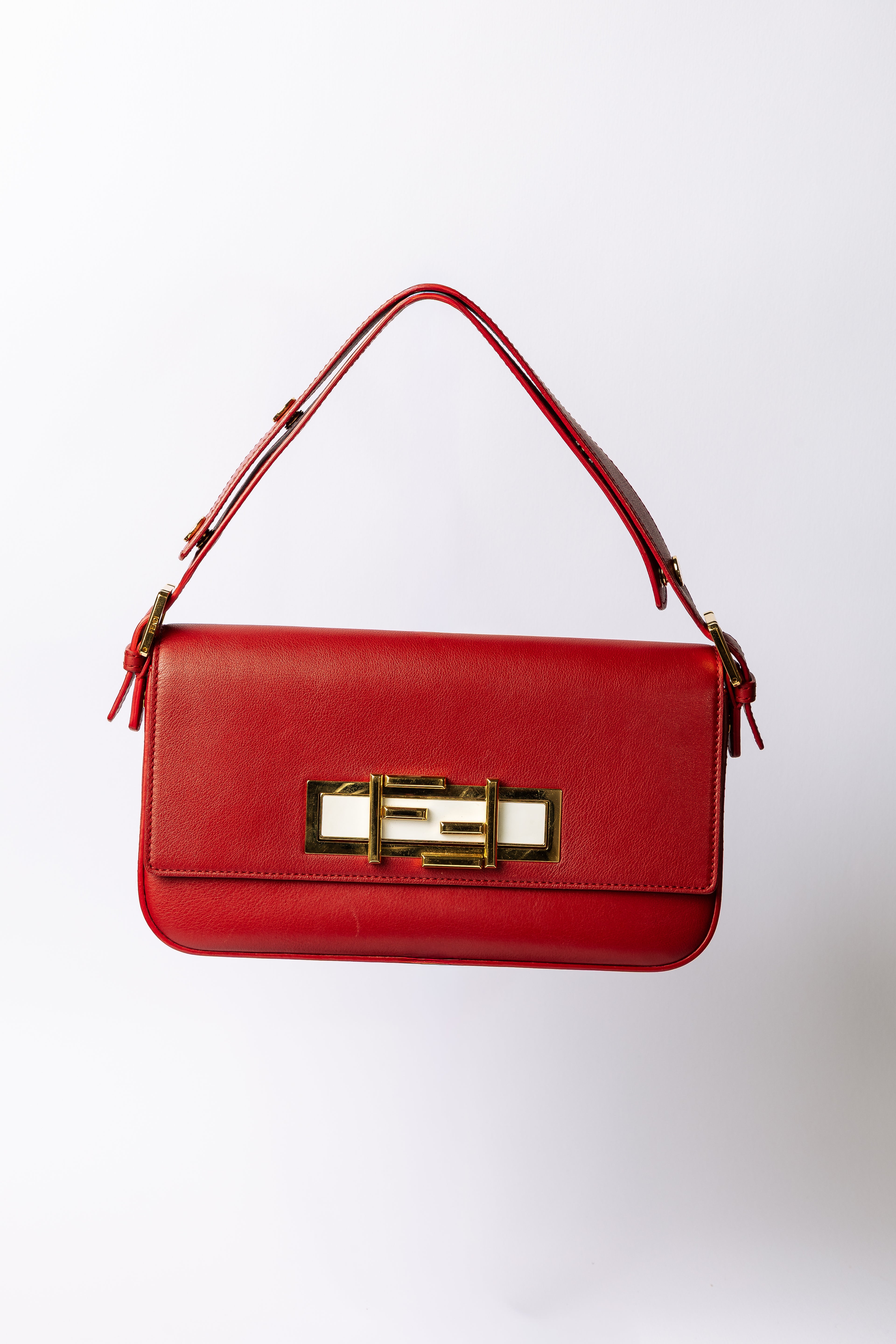Fendi Baguette – Leather Red