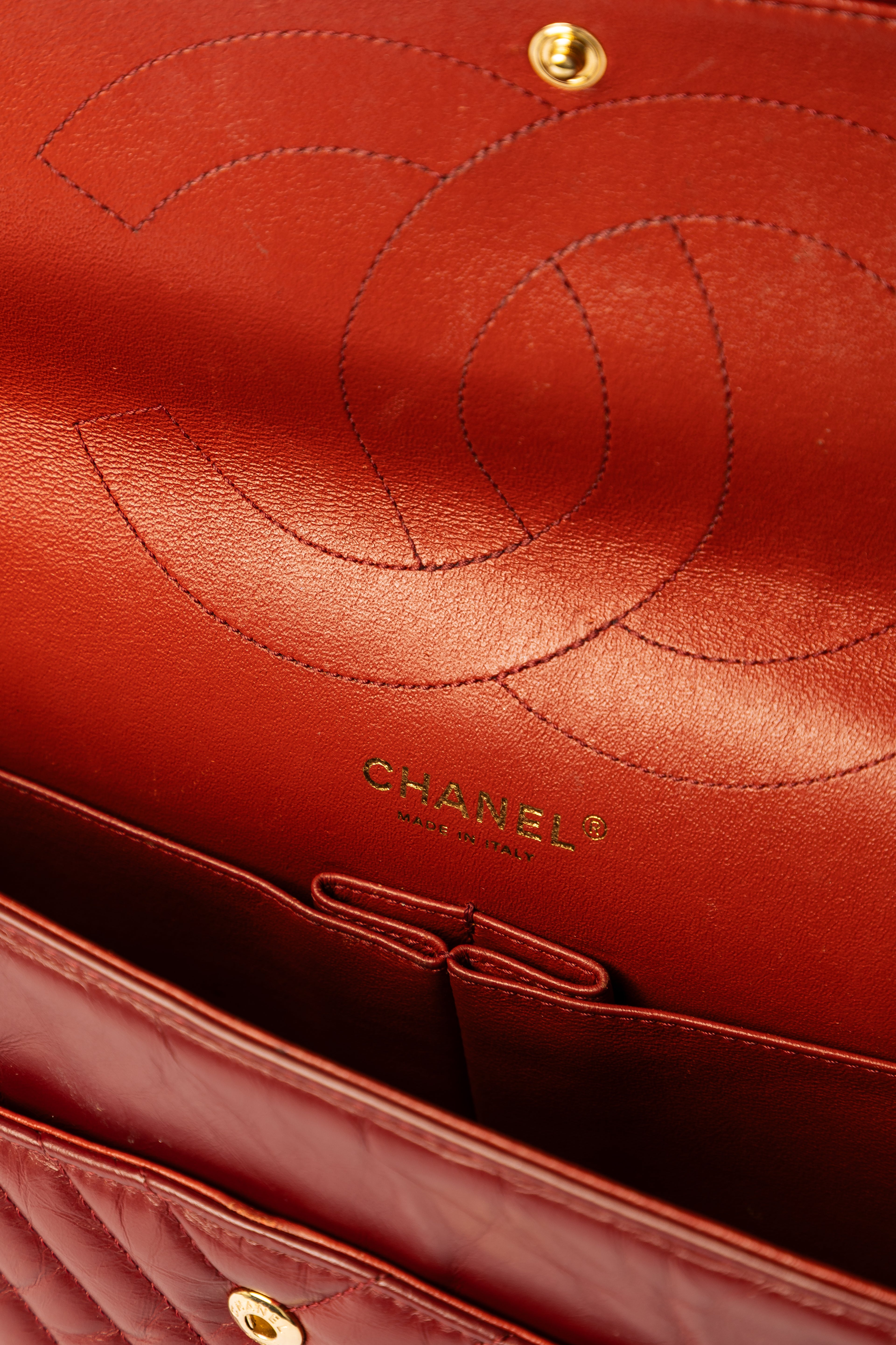 Chanel Vintage Mademoiselle Chevron Flap Bag