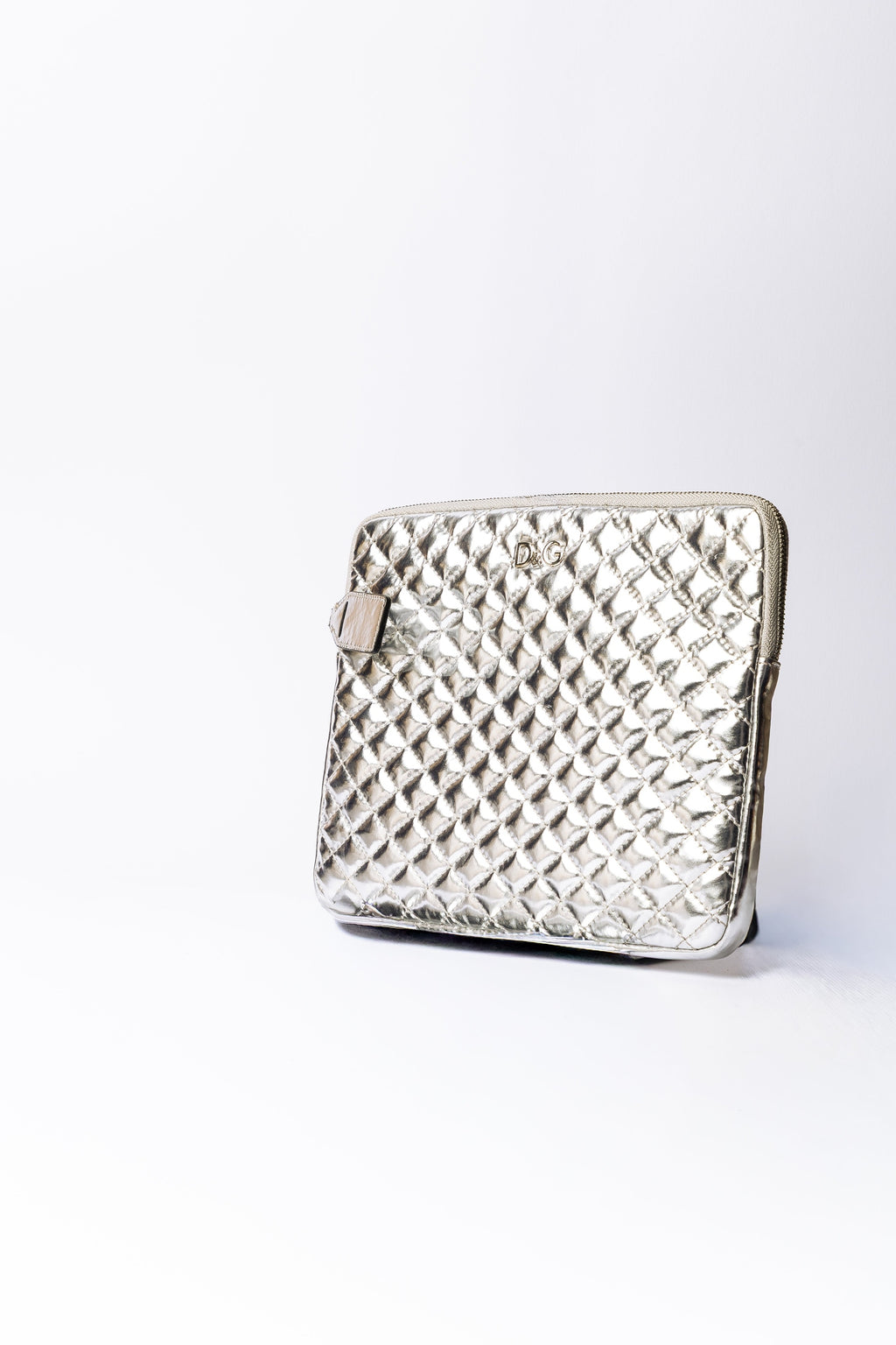 Chanel Metallic Leather Clutch