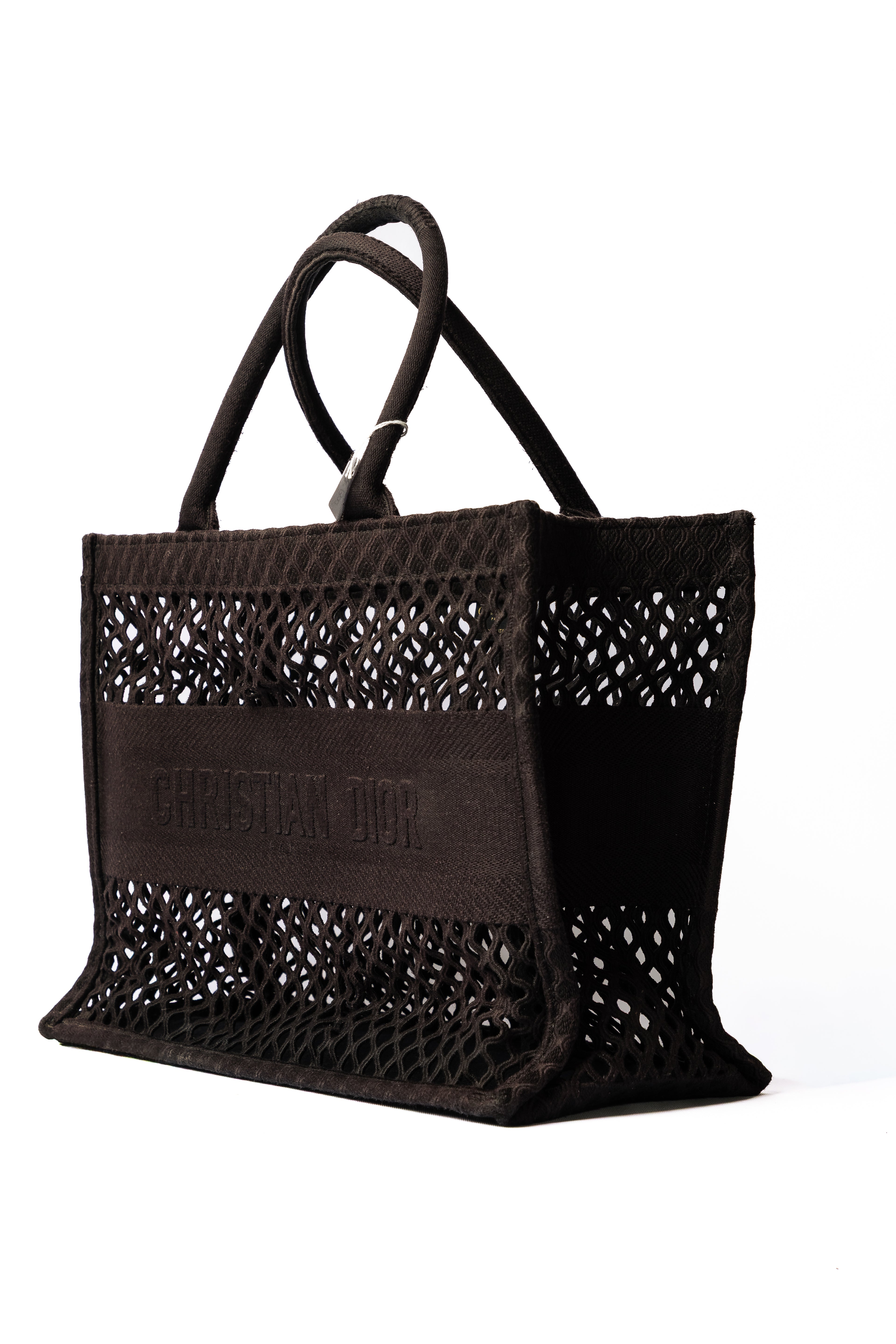 Dior Book Tote – Openwork / Mesh Edition (Black)