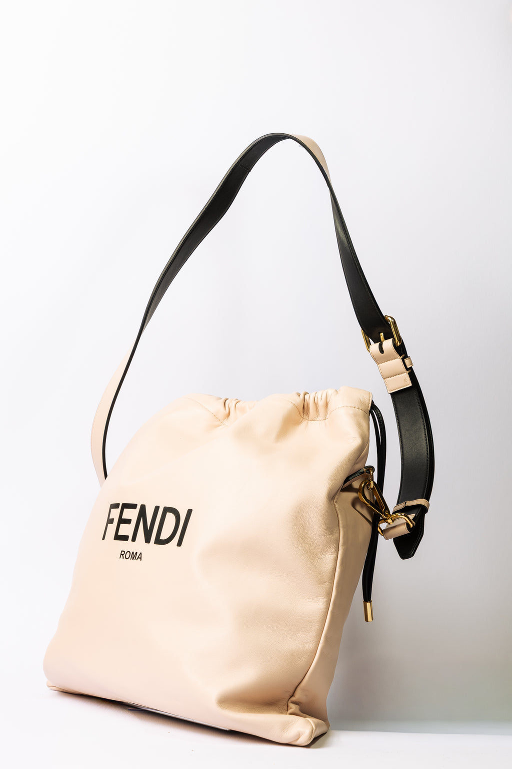 Fendi Drawstring Backpack / Shoulder Bag in Nylon