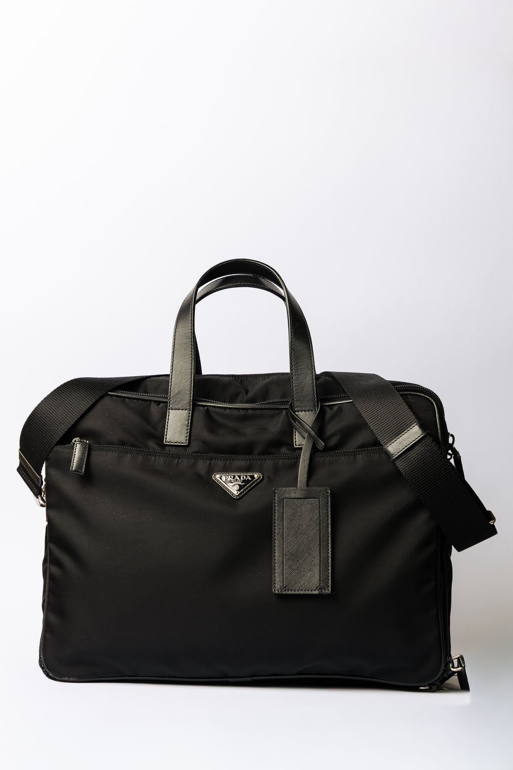 Prada Tessuto Nylon Briefcase / Tote Bag – Nero