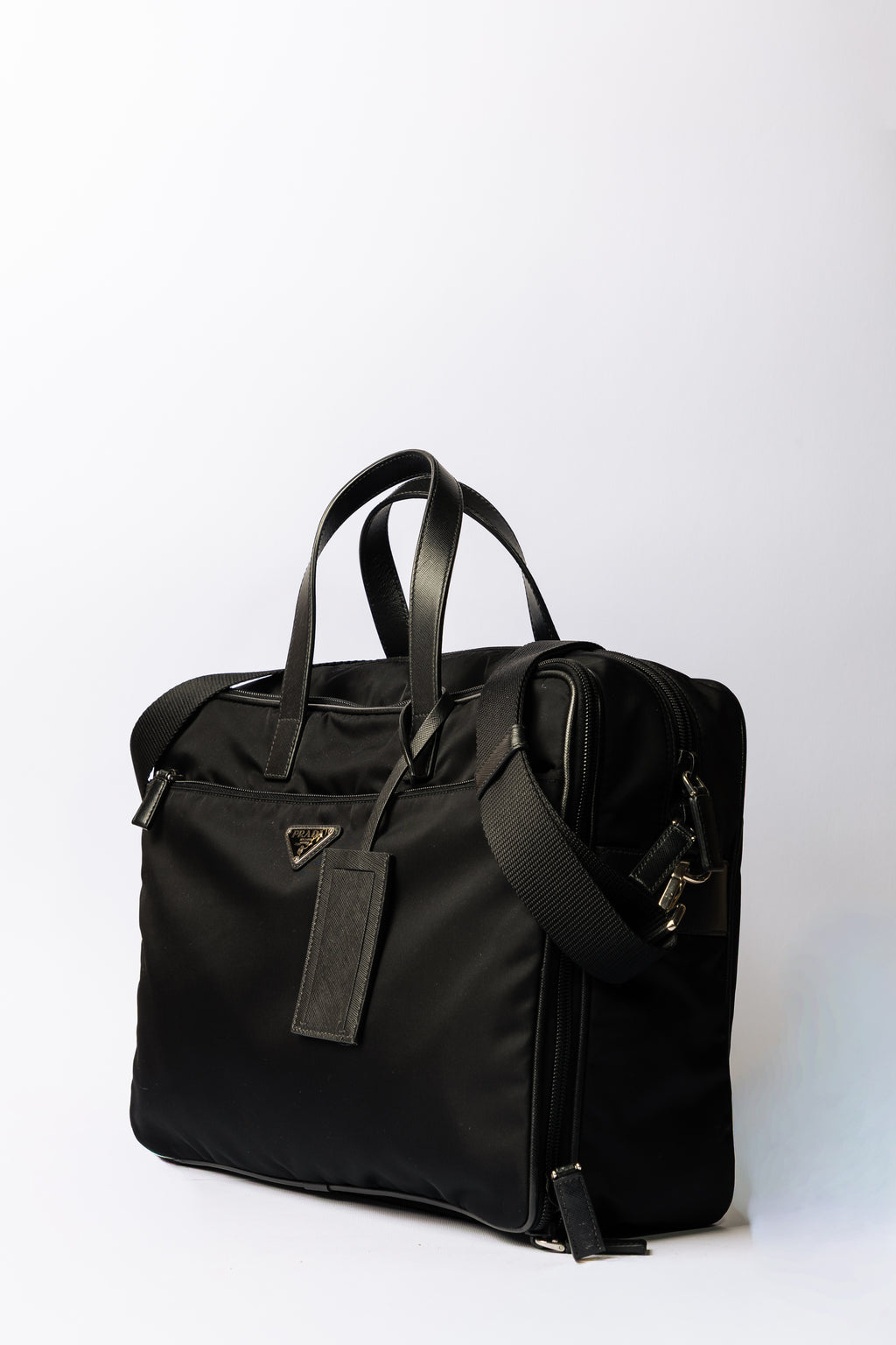 Prada Tessuto Nylon Briefcase / Tote Bag – Nero