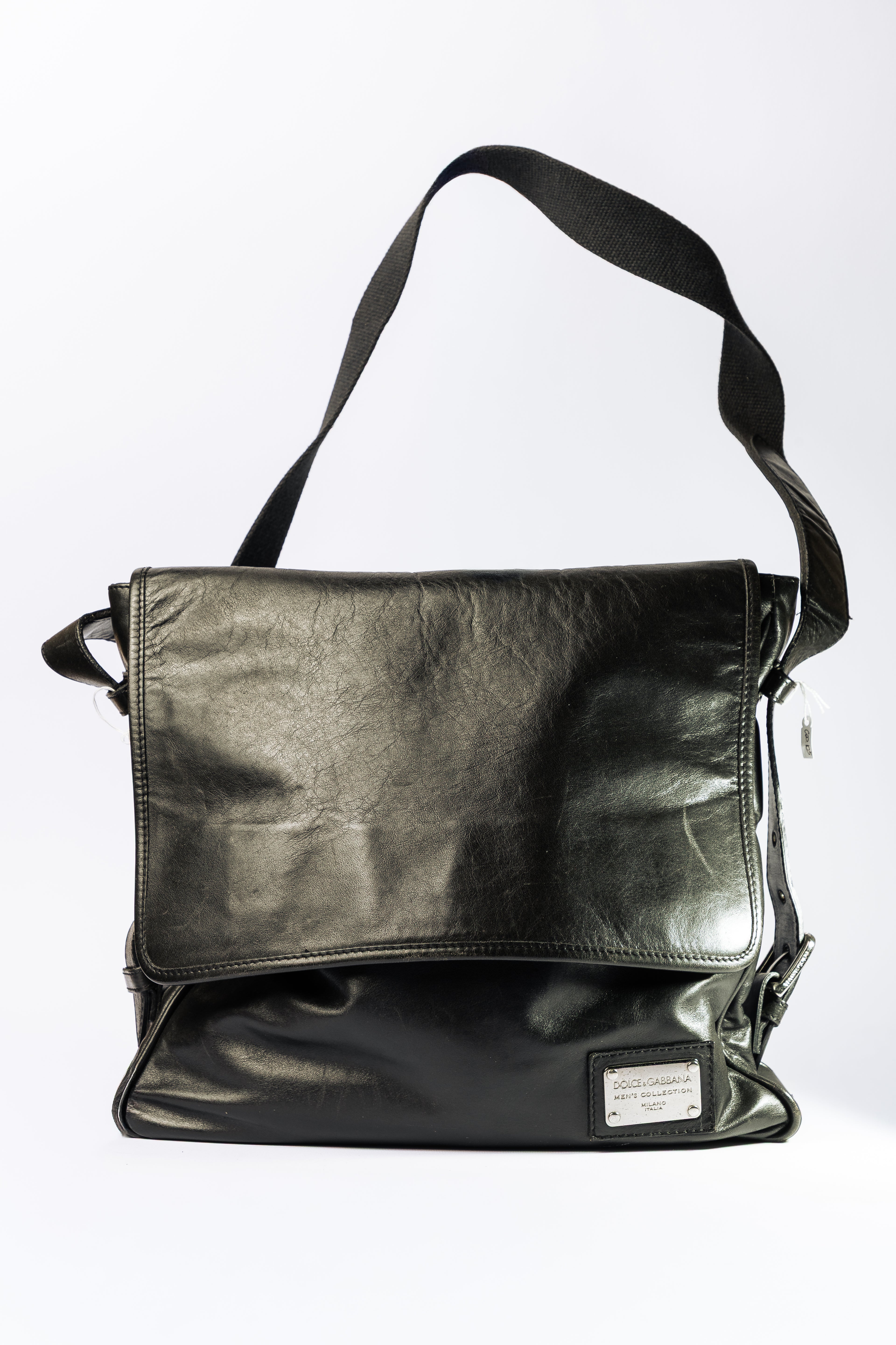Dolce & Gabbana Messenger Bag in Pelle Nera