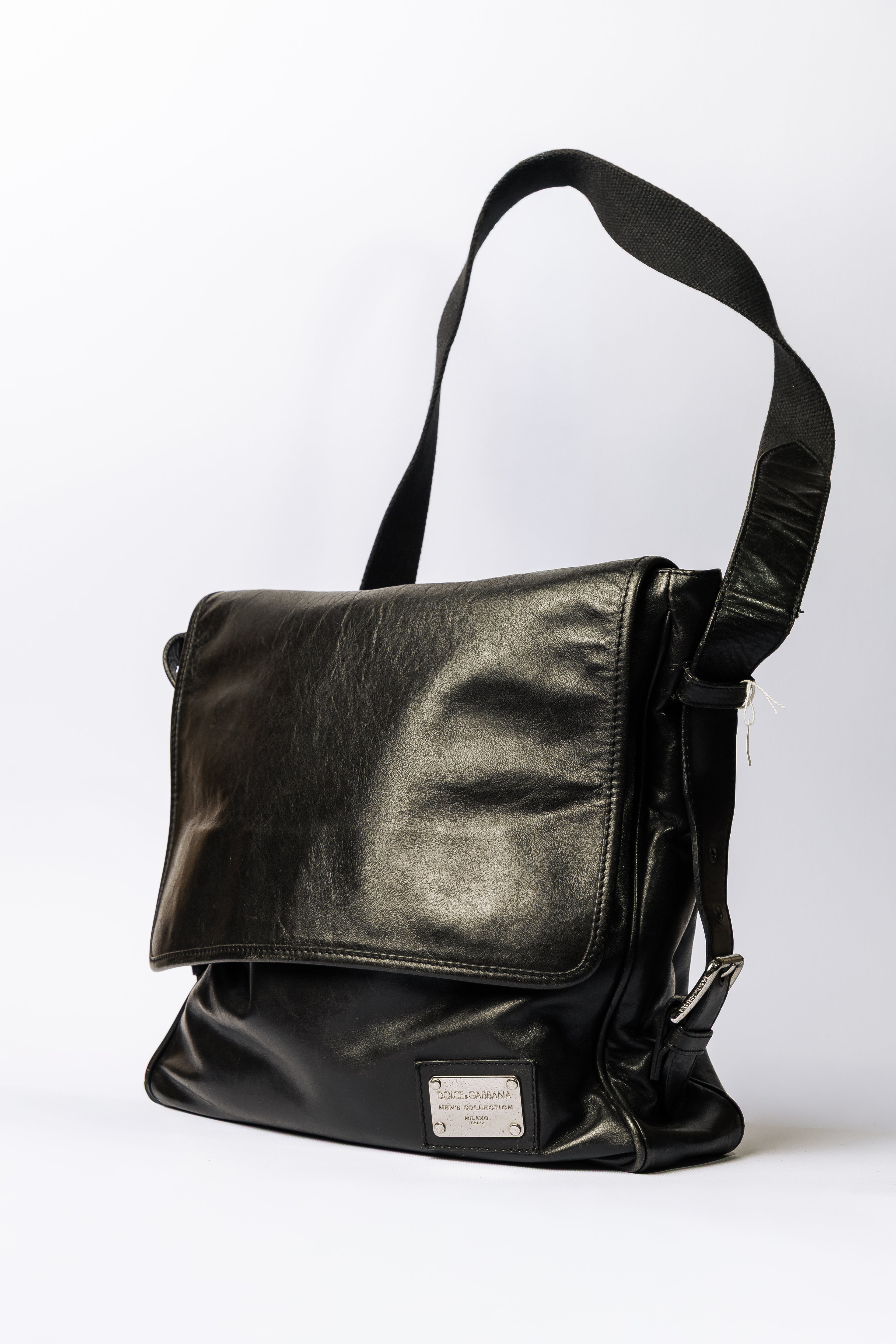 Dolce & Gabbana Messenger Bag in Pelle Nera