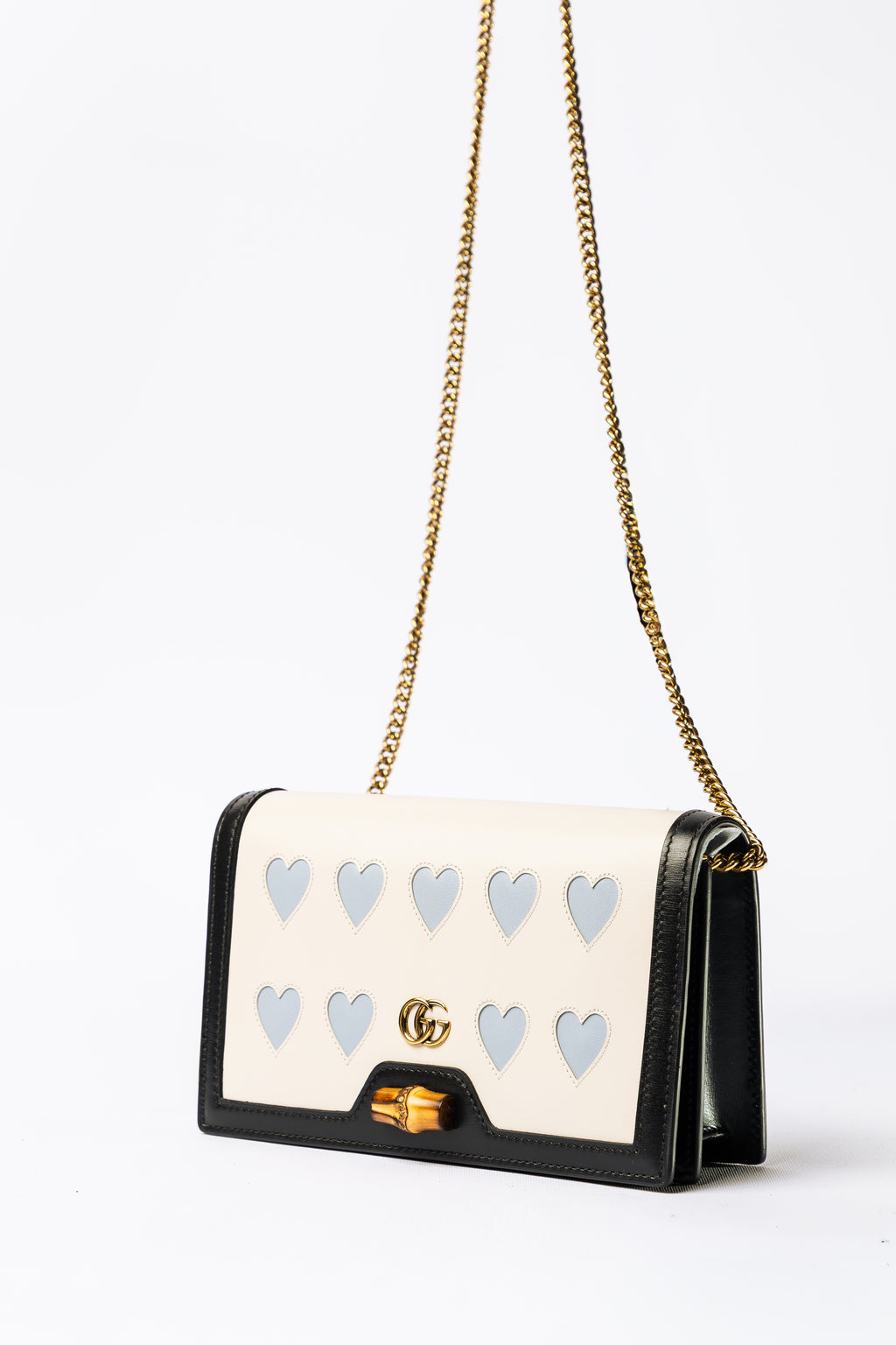 Dolce & Gabbana Heart Print Shoulder Bag