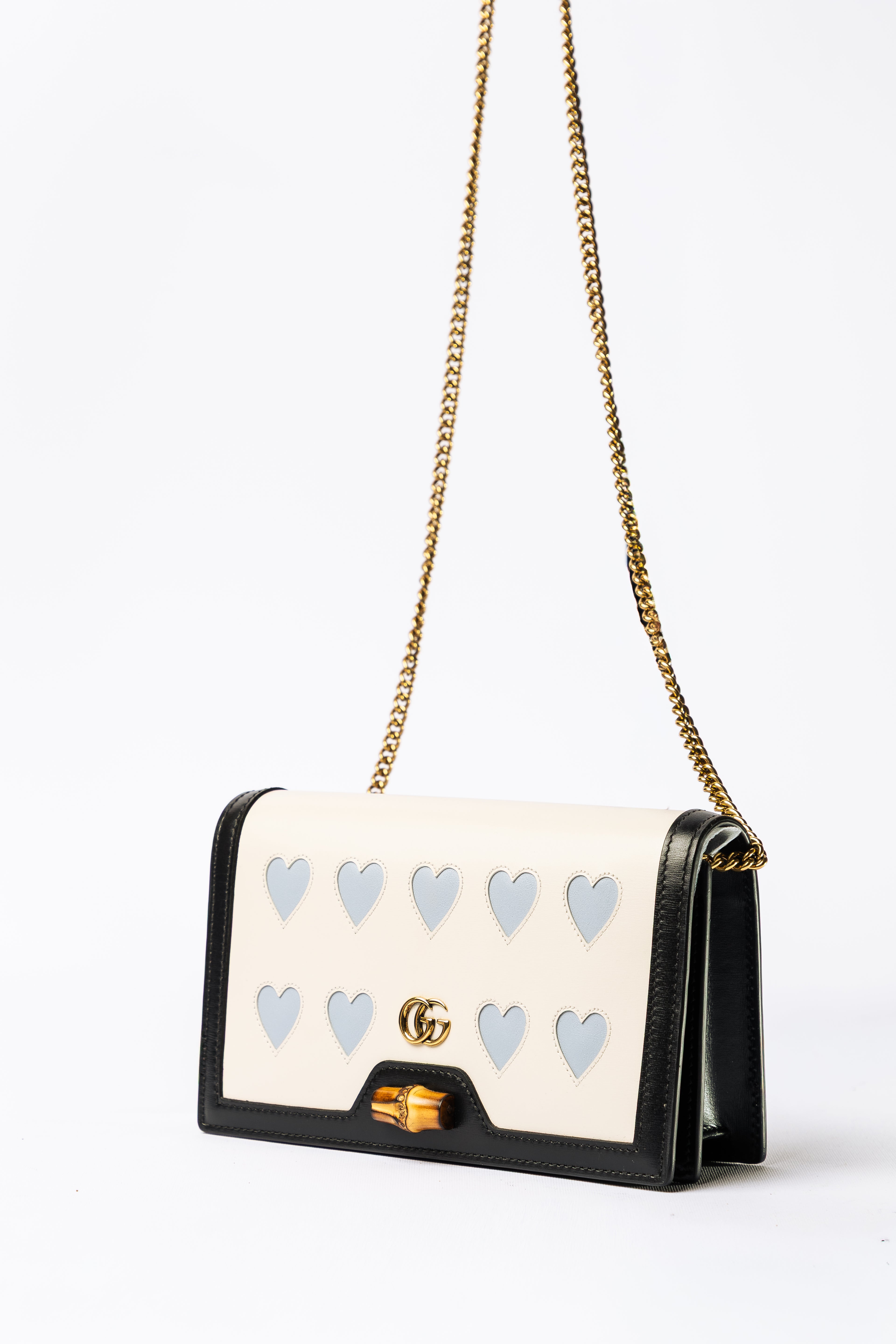Dolce & Gabbana Heart Print Shoulder Bag