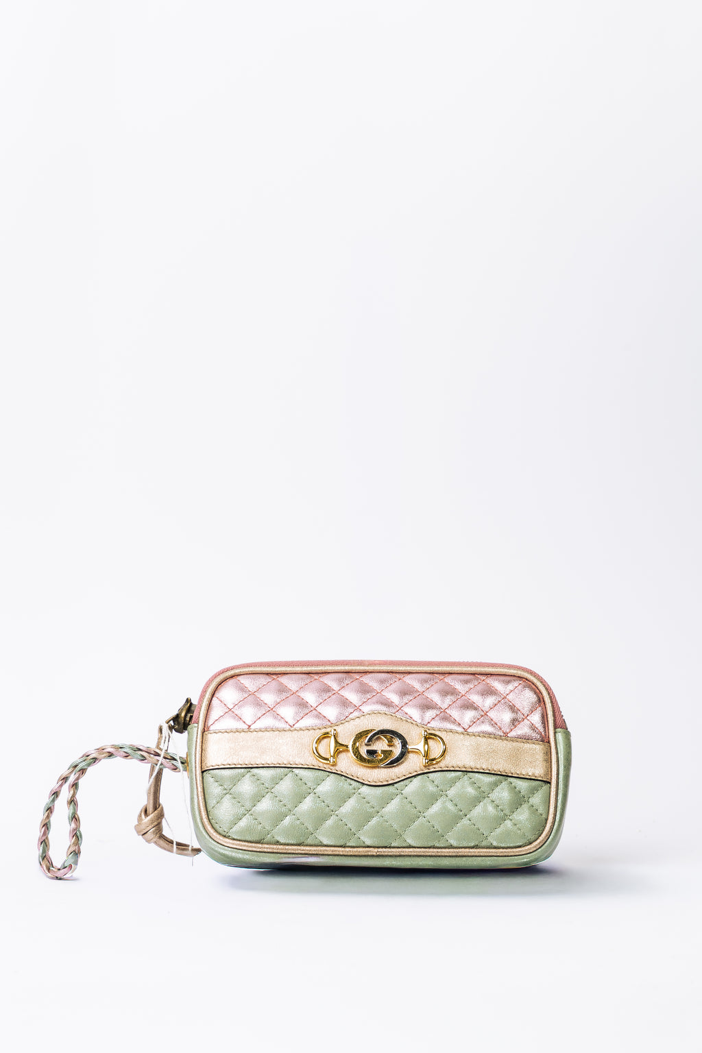 Gucci / Mini Camera Bag – Leather Quilted Bicolor