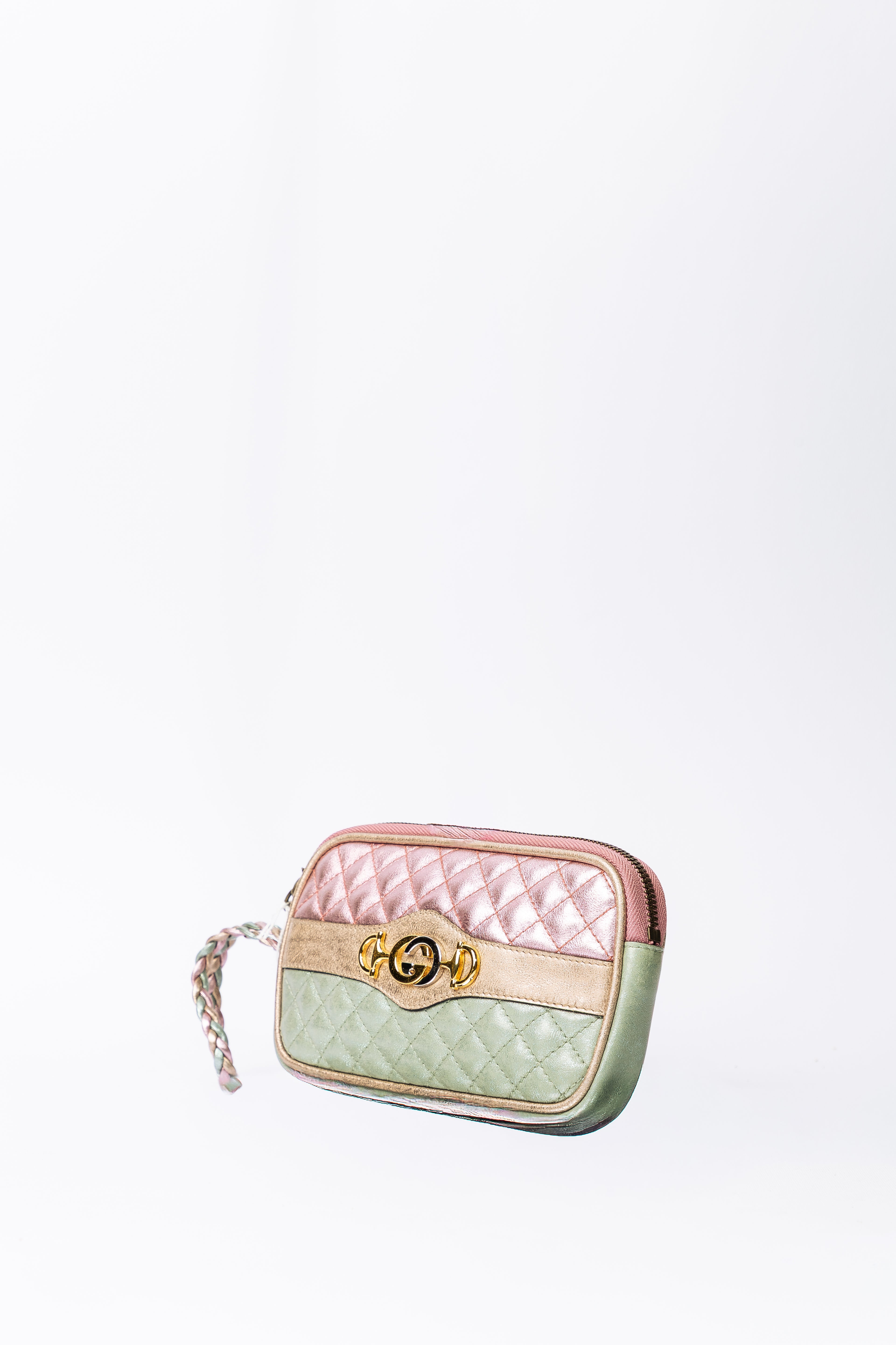 Gucci / Mini Camera Bag – Leather Quilted Bicolor