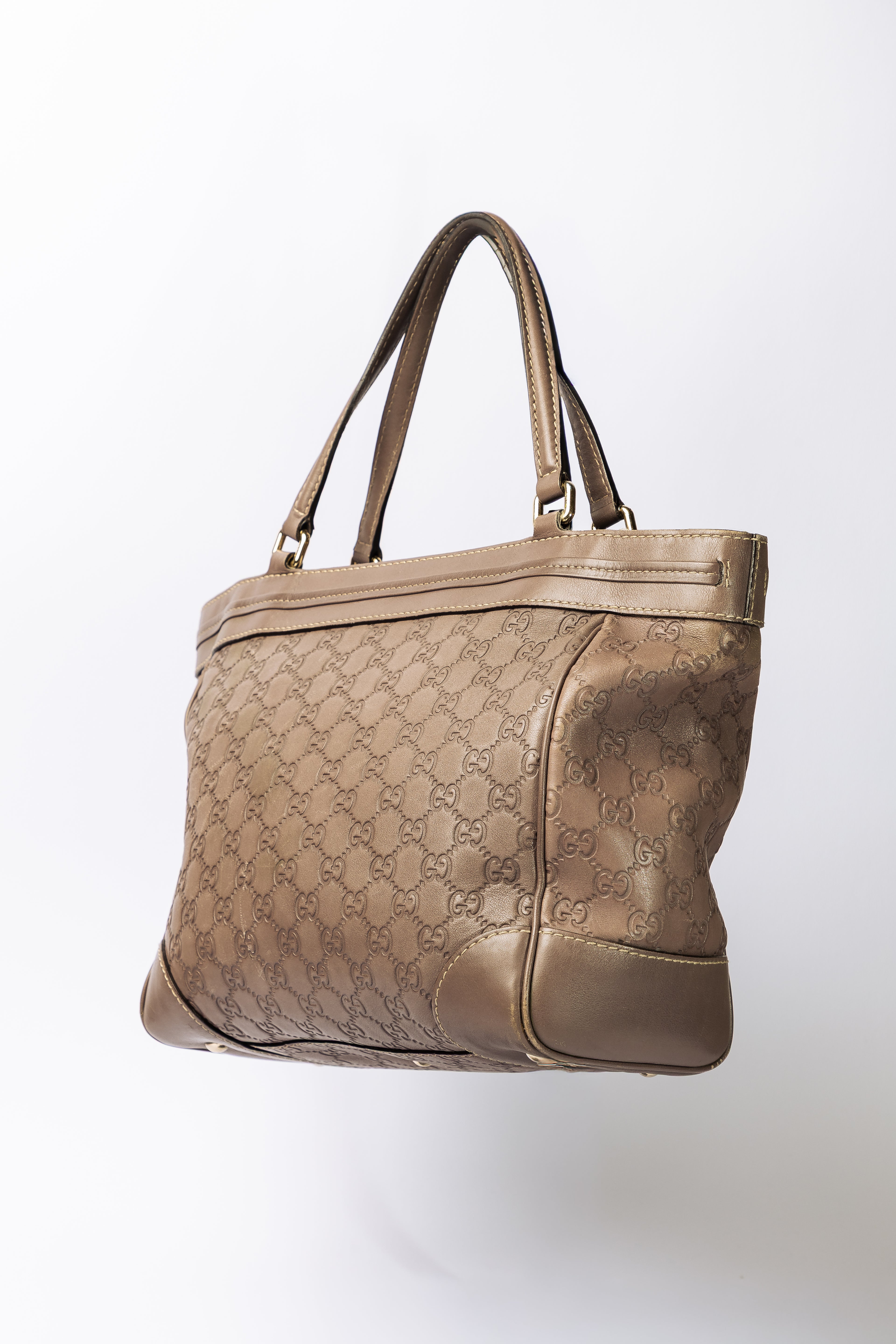 Gucci GG Crystal Tote Bag – Bronzo