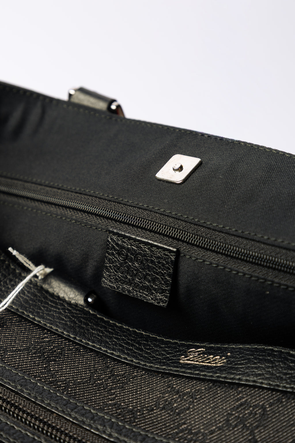 Gucci GG Canvas Tote Bag con tasche frontali